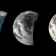 Tres fotos tomadas con JunoCam tomadas antes del impulso gravitatorio el 9 de octubre de 2013 (Imagen: NASA/JPL-Caltech/MSSS)